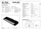 Thumbnail Roland e-70 e70 synthesizer complete service manual Thumbnail Roland e-70 e70 synthesizer complete service manual