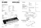 Thumbnail Roland d20 d-20 d 20 synthesizer complete service manual Thumbnail Roland d20 d-20 d 20 synthesizer complete service manual