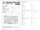 Thumbnail Roland jp8080 jp-8080 jp 8080 complete service manual
