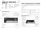 Thumbnail Roland juno60 juno-60 juno 60 complete service manual