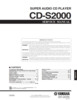 Thumbnail Yamaha cd-s2000 cds2000 complete service manual Thumbnail Yamaha cd-s2000 cds2000 complete service manual