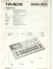 Thumbnail Roland tr505 tr-505 505 complete service manual Thumbnail Roland tr505 tr-505 505 complete service manual