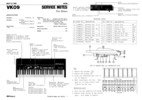 Thumbnail Roland vk09 vk-09 complete service manual