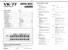 Thumbnail Roland vk77 vk-77 combo organ complete service manual