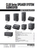 Thumbnail Yamaha club series speaker subwoofer service manual sm sw