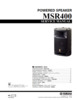 Thumbnail Yamaha msr-400 msr400 msr complete service manual