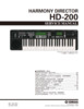 Thumbnail Yamaha hd200 hd-200 harmony director complete service manual
