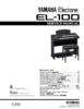Thumbnail Yamaha electone el-100 el100 complete service manual organ