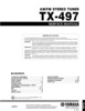 Thumbnail Yamaha tx497 tx-497 tuner service manual