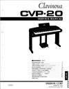 Thumbnail Yamaha cvp20 cvp-20 digital piano complete service manual