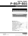 Thumbnail Yamaha p85 p-85 digital piano complete service manual