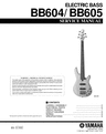 Thumbnail Yamaha bb604 bb-604 bb605 bb-605 service manual