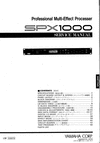 Thumbnail Yamaha spx1000 spx-1000 complete service manual