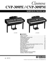 Thumbnail Yamaha cvp309 cvp-309 cvp 309 complete service manual
