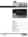 Thumbnail Yamaha dx200 dx-200 complete service manual