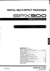 Thumbnail Yamaha spx900 spx-900 complete service manual