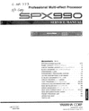 Thumbnail Yamaha spx990 spx-990 complete service manual