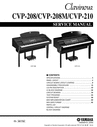 Thumbnail Yamaha cvp208 cvp210 cvp-208 cvp-210 service manual