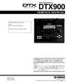 Thumbnail Yamaha dtx900 dtx-900 dtx 900 dtx3 repair service manual