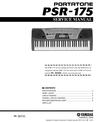 Thumbnail Yamaha psr175 psr-175 psr 175 complete service manual