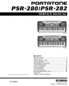 Thumbnail Yamaha psr-280 psr282 psr280 psr-282 complete service manual