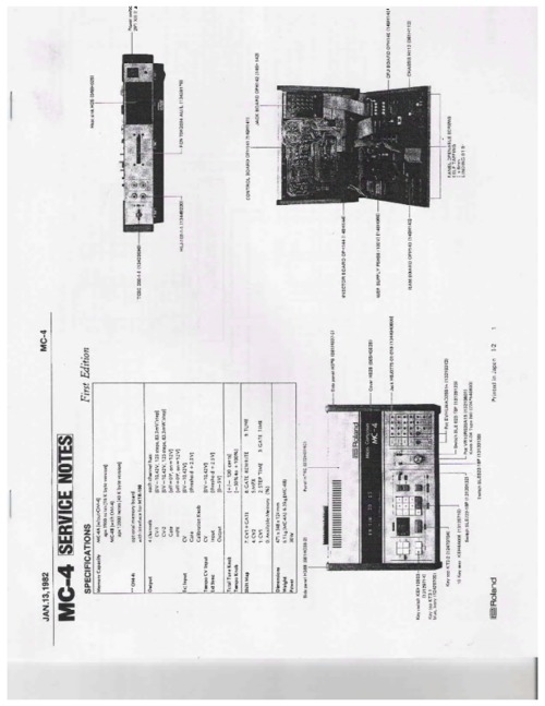 Product picture Roland mc4 mc-4 mc 4 complete service manual