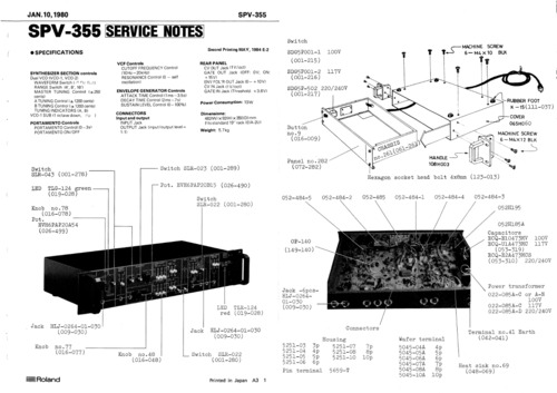 Product picture Roland spv-355 spv355 spv 355 complete service manual