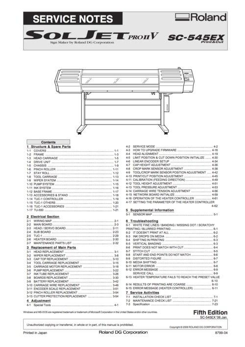 Product picture Roland sc545 sc-545 sc545ex sc545-ex service manual soljet