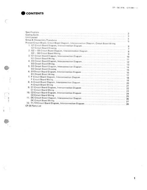 Product picture Yamaha cp30 cp-30 complete service manual